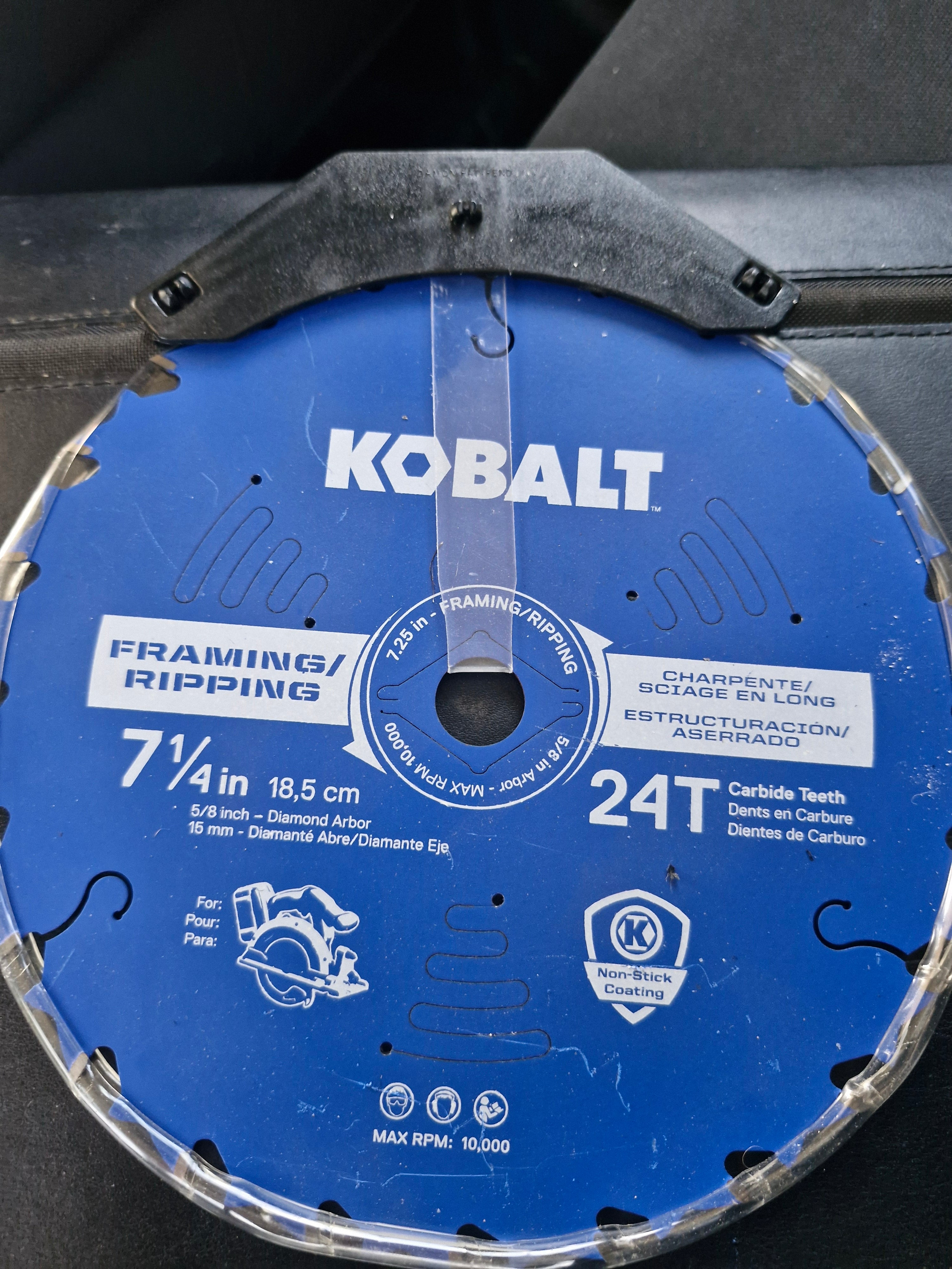 Skil saw blade- 7 1/4" 24T BLUE