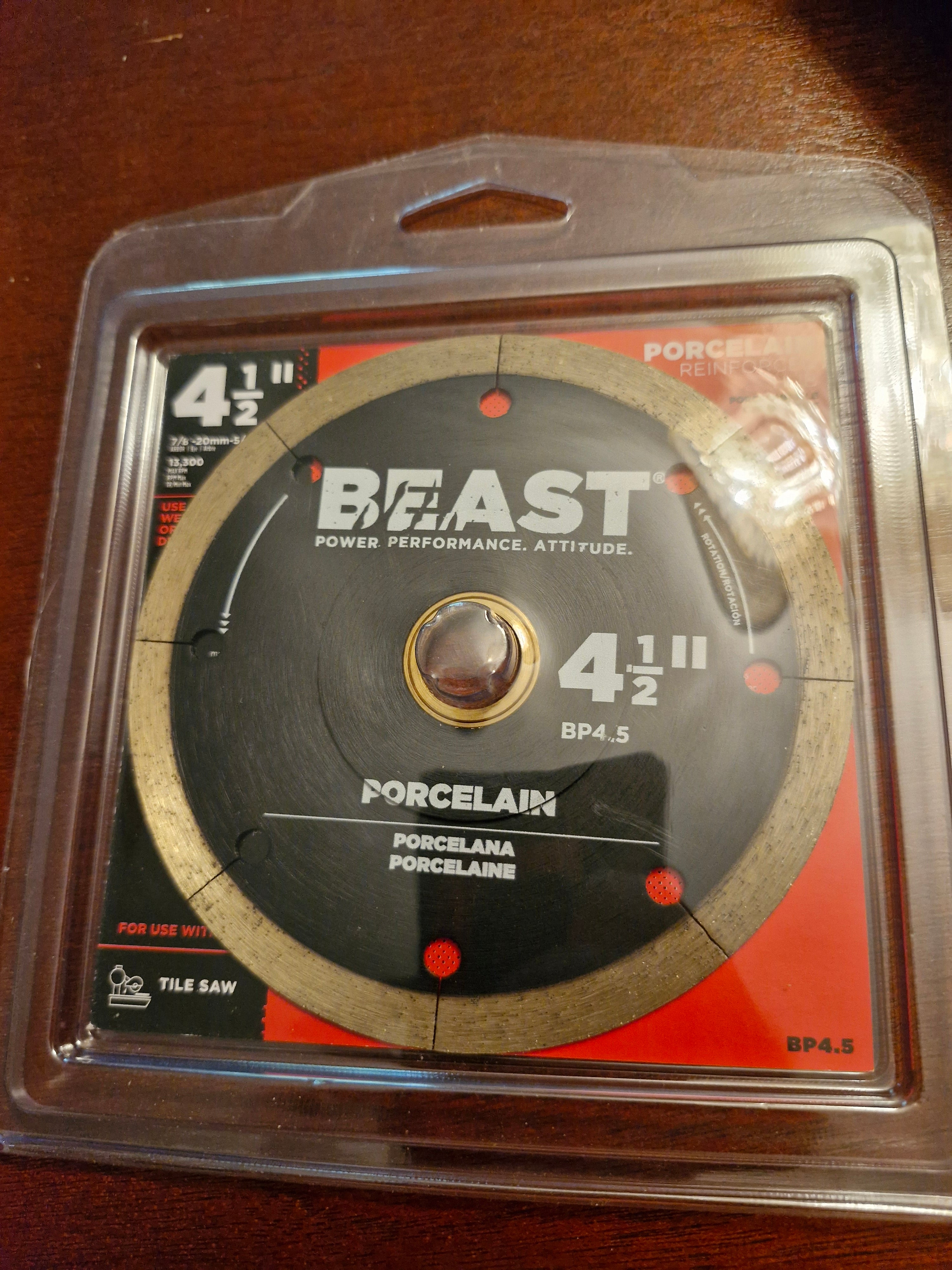 Lackmond Beast 4.5" porcelain reinforced hub- BP 4.5