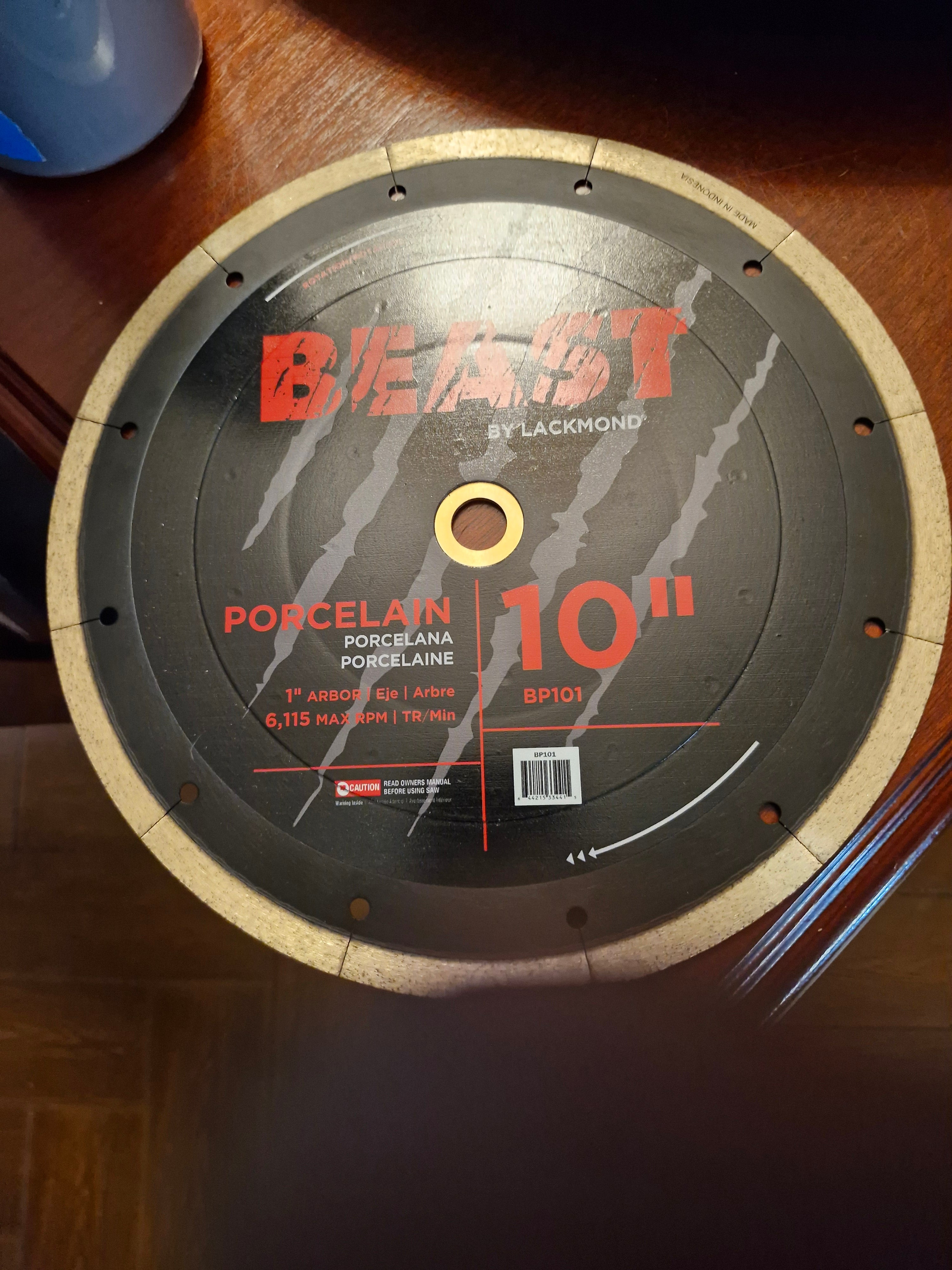 Lackmond Beast 10"" porcelain reinforced hub- BP101