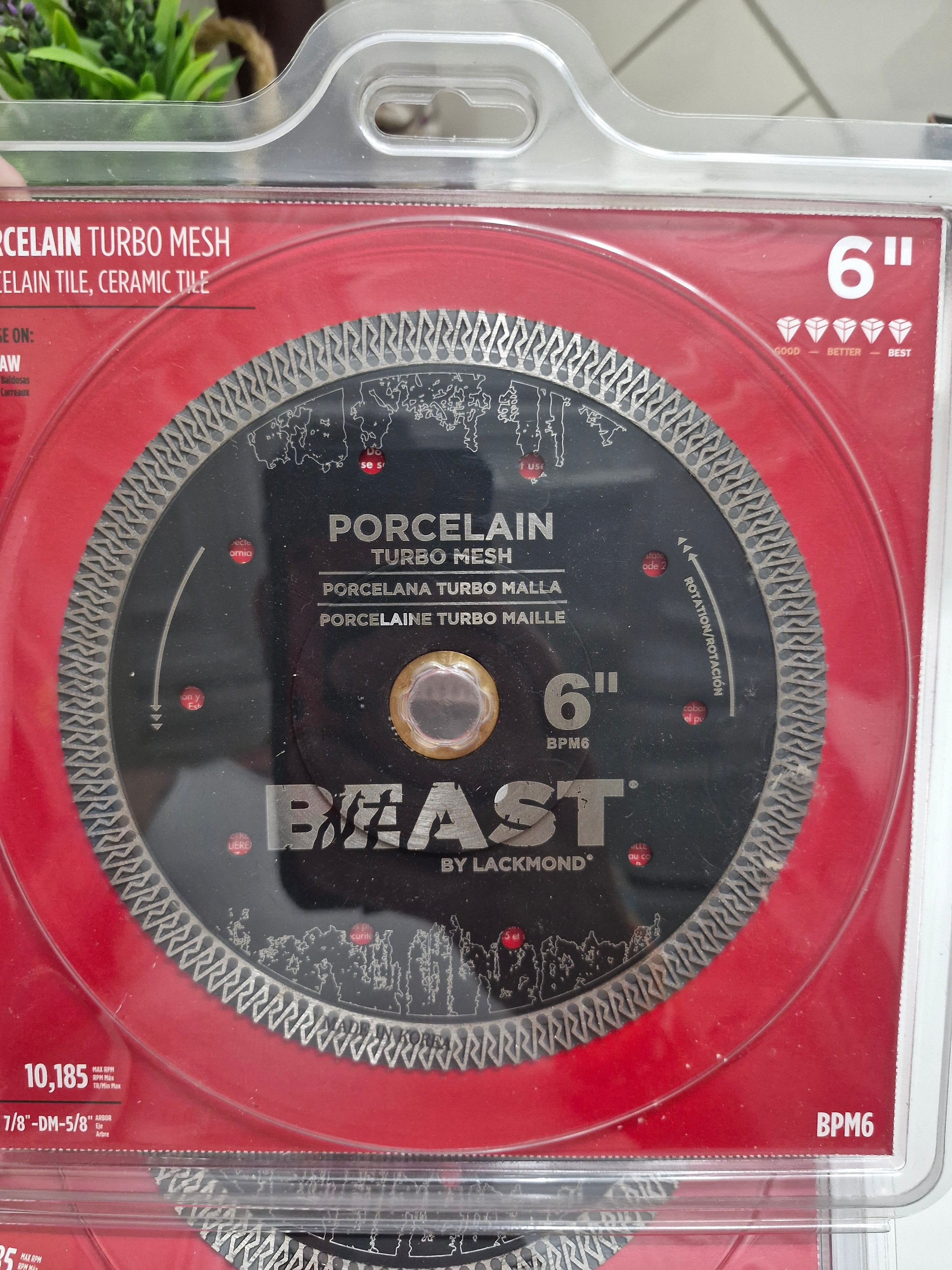 Lackmond beast 6" turbo mesh blade BPM6